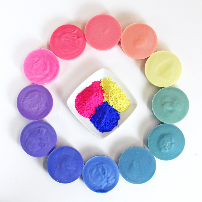 Create a Rainbow: Mixing Colors in Cold Process Soap