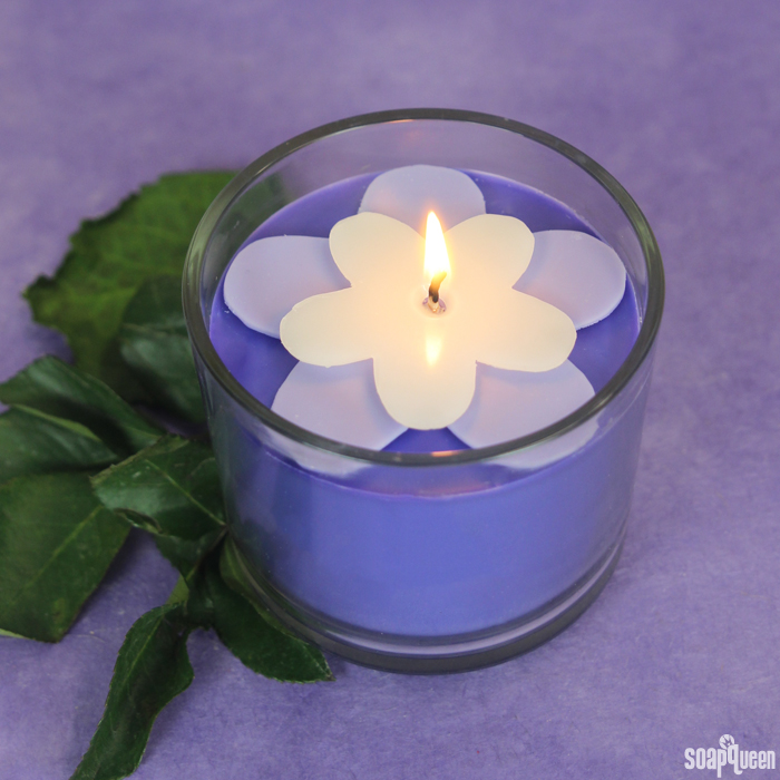 How beautiful candles are the Purple Flowers of the magnificent small opening up.
