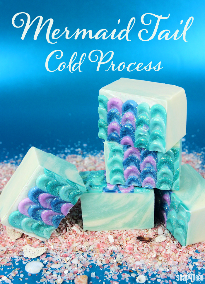 Mermaid Tail Cold Process Tutorial