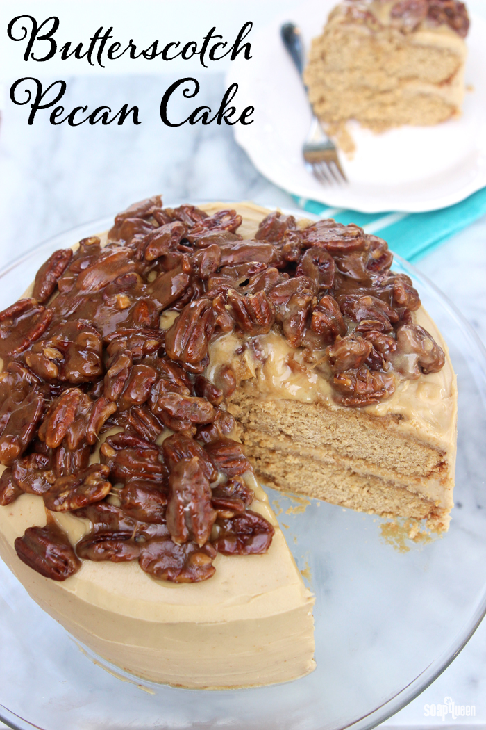 Butterscotch and Pecan Cake