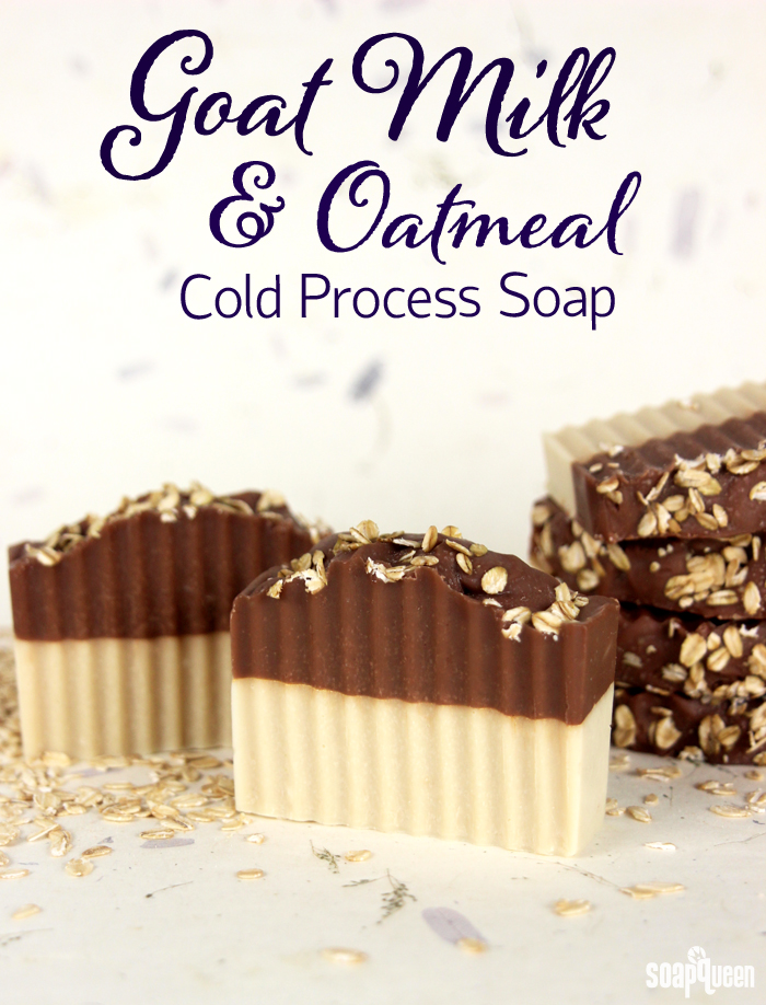 Oatmeal Soap Recipe (Soothing + Pretty Cold Proces Soap