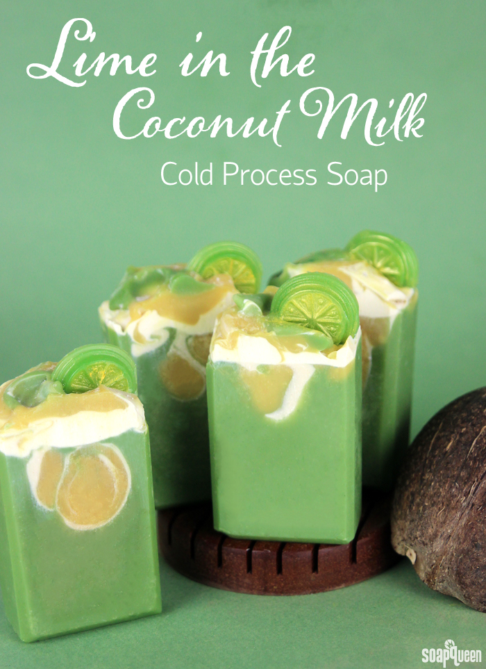 Lime in the Coconut Milk Soap Tutorial