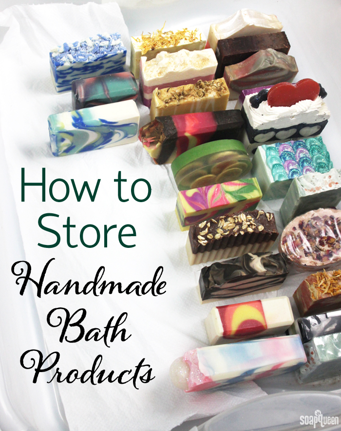 How to Store Handmade Bath Products