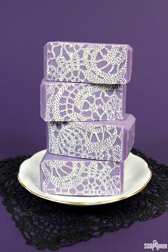 Jasmine Lace Cold Process Soap Tutorial on Soap Queen