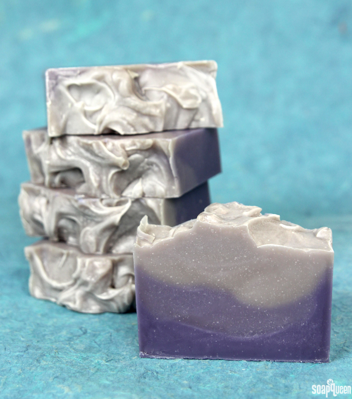 Layered Lavender Cold Process Soap Tutorial on Soap Queen