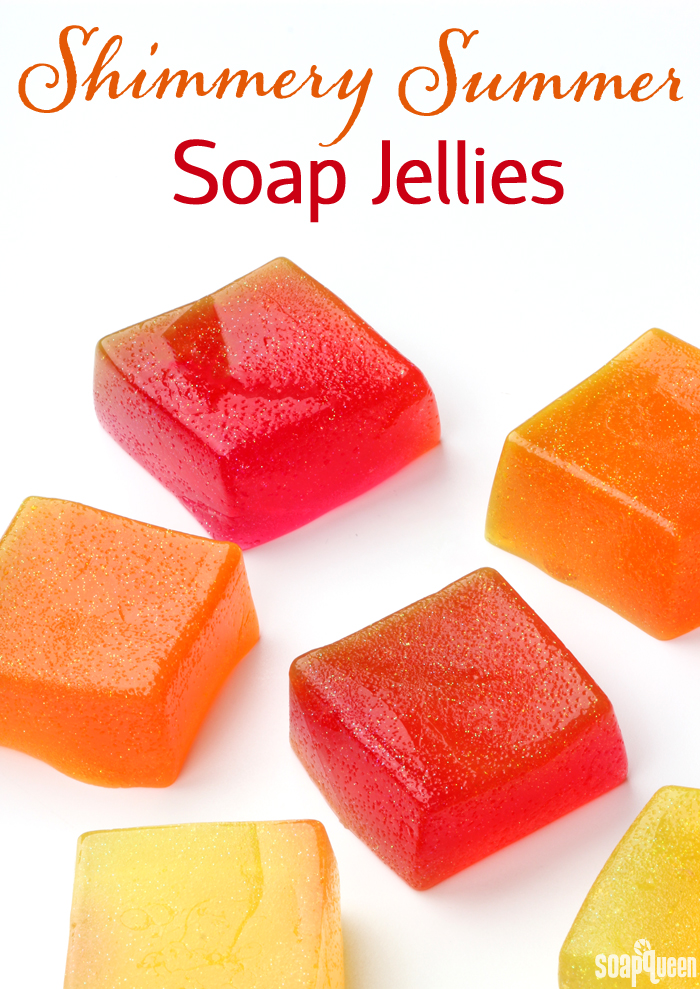 Shimmery Summer Soap Jellies