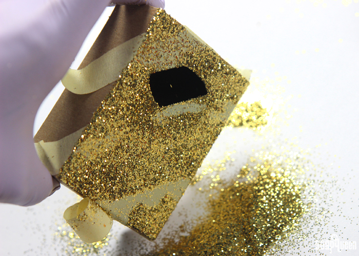 Dress up your soap packaging with glitter!