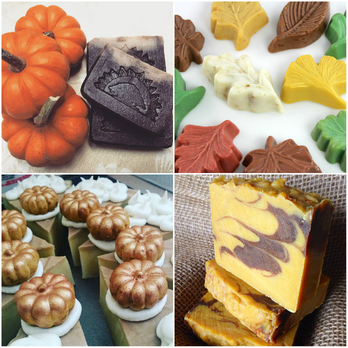 Fall Pumpkin Soaps / Natural Fall Soap / Fall Pumpkin Spice Soaps