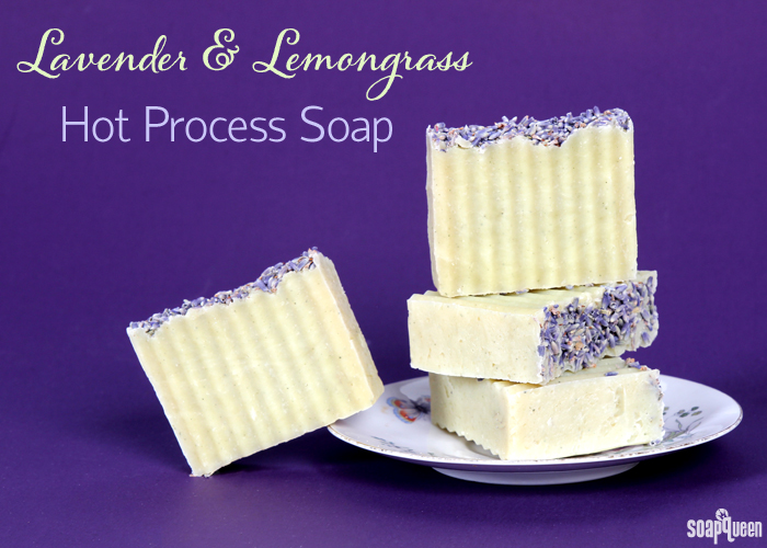 Learn how to create natural Lemongrass and Lavender Hot Process Soap in this video!