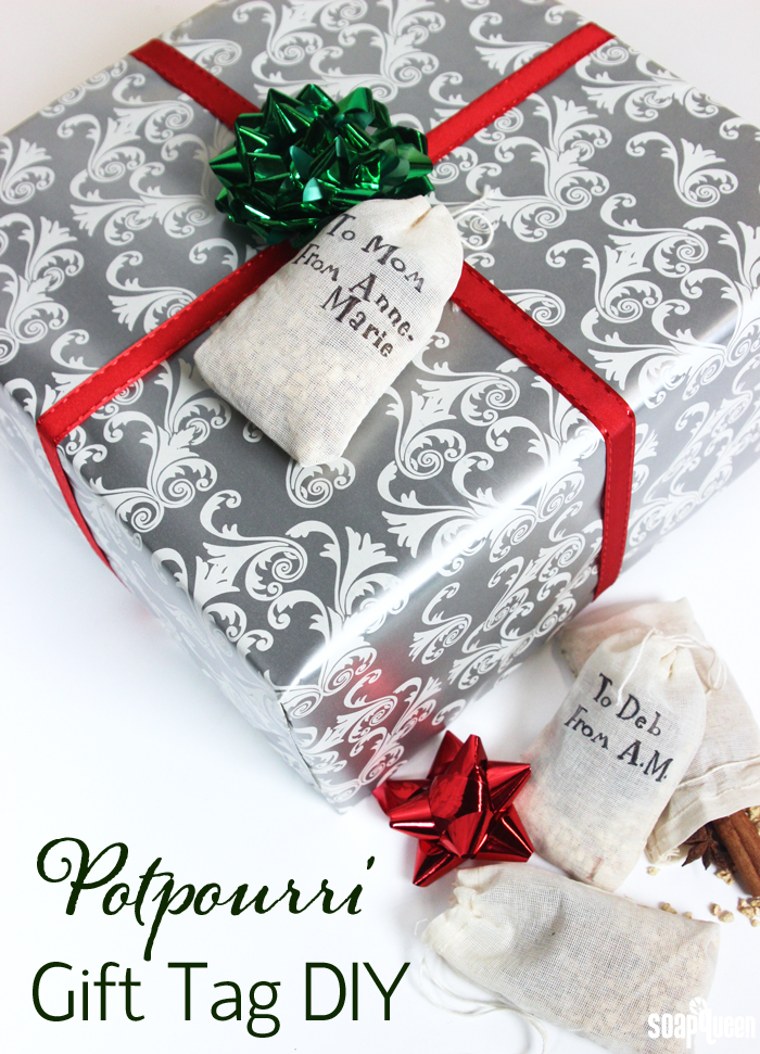 These Potpourri Gift Tags give gifts a special, personalized touch. They are easy to make and smell amazing!
