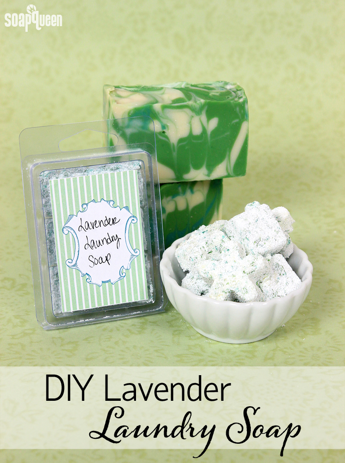Create your own handmade laundry soap with washing soda, citric acid and essential oils. It's a great way to cut down on chemicals!