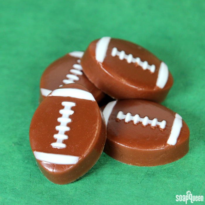 These Mini Football Soaps are easy to create, and are a fun way to celebrate the sport.