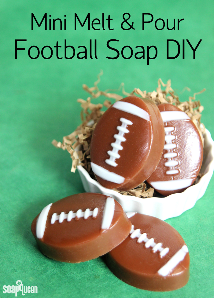These Mini Football Soaps are easy to create, and are a fun way to celebrate the sport.