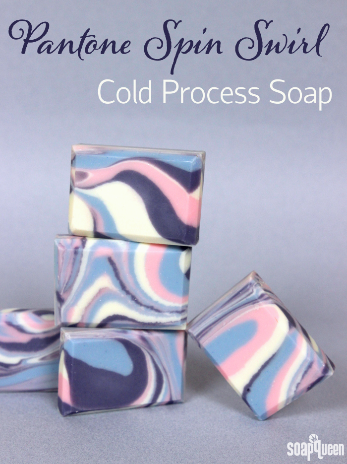 This soap was inspired by the Pantone colors of the year for 2016. Learn how to make it here!