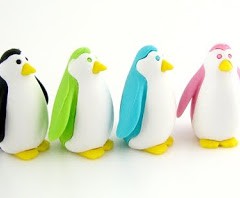 PenguinEraserMultiColor