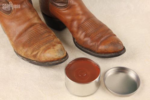 blue boot polish