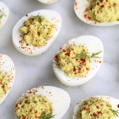 Avocado and Dill Deviled Eggs2