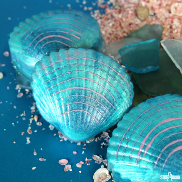 Learn how to create your very own Mermaid Shell Soap!