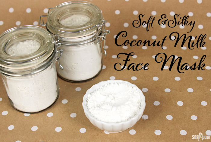 This Silky Coconut Milk Face Mask is made with coconut milk powder, colloidal oatmeal and kaolin clay to create a product that is incredibly gentle. 