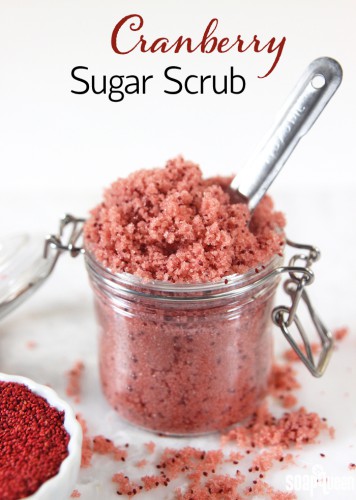 Easy DIY Cranberry Sugar Scrub - Soap Queen