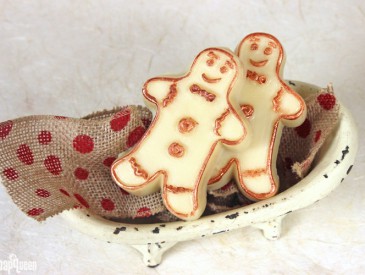 Gingerbread Lotion Bars DIY