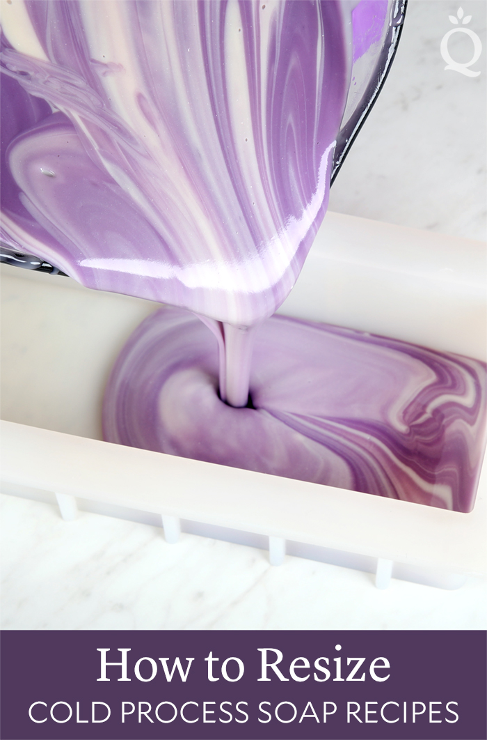 How to Resize Cold Process Soap Recipes