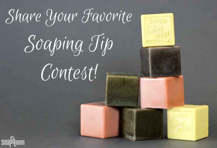 Share your favorite soaping tip to win a Pure Soapmaking book and Bramble Berry gift certificate! 