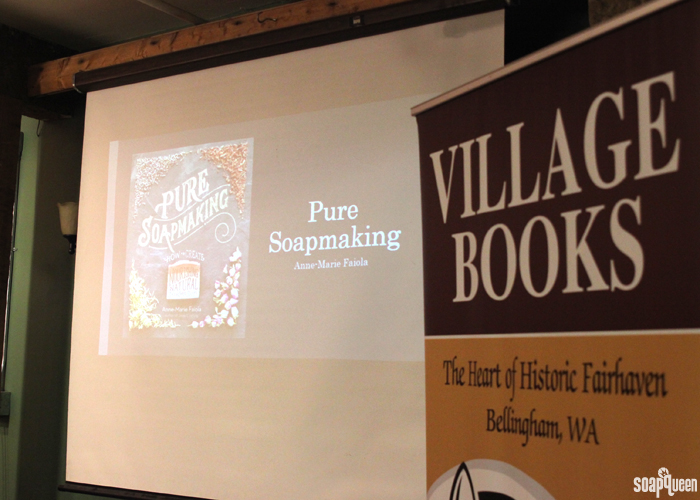 Anne Marie recently visited Village Books in Bellingham, WA to sign Pure Soapmaking books. Click here to read more about the event. 