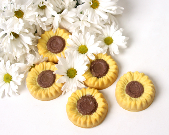 Learn how to make these adorable Sunflower Soaps in this tutorial!