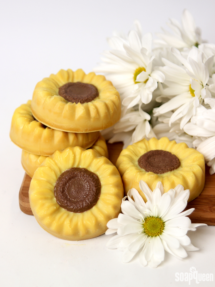 Learn how to make these adorable Sunflower Soaps in this tutorial!