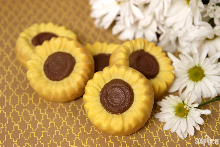 Learn how to make these adorable Sunflower Soaps in this tutorial!