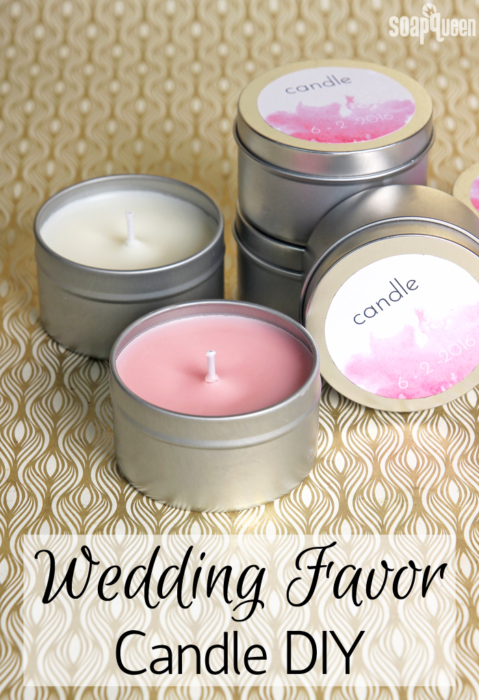 Learn how to create your own candles to give as favors, or use yourself! Tutorial includes a free printable to label your candles.