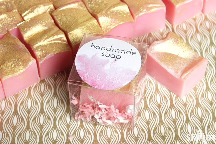 Learn how to create soap wedding favors for your special day. This tutorial makes 72 small customizable cold process soaps