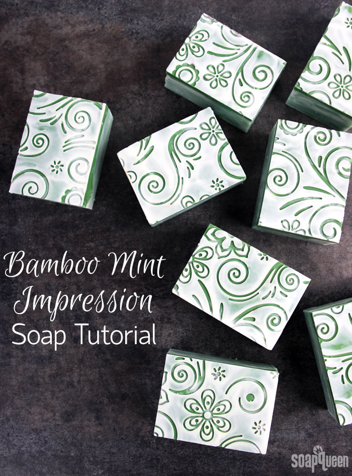 Bamboo Mint Impression Soap Tutorial