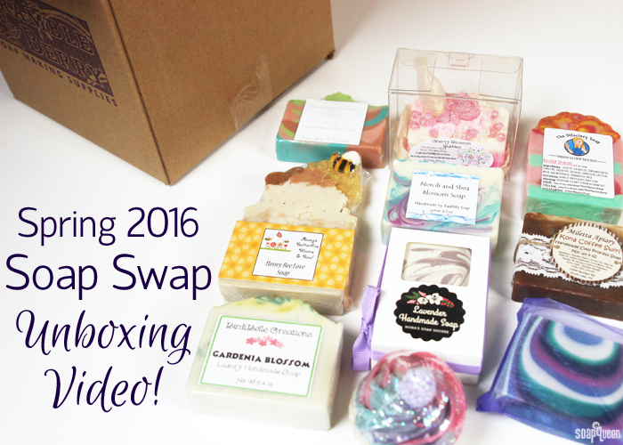 Watch Anne-Marie open her Soap Swap Box, full of gorgeous handmade soap!