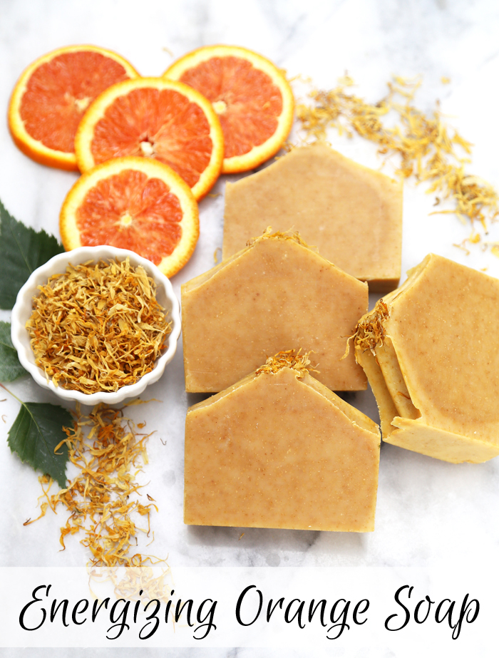 Natural Orange Cold Process Soap Tutorial