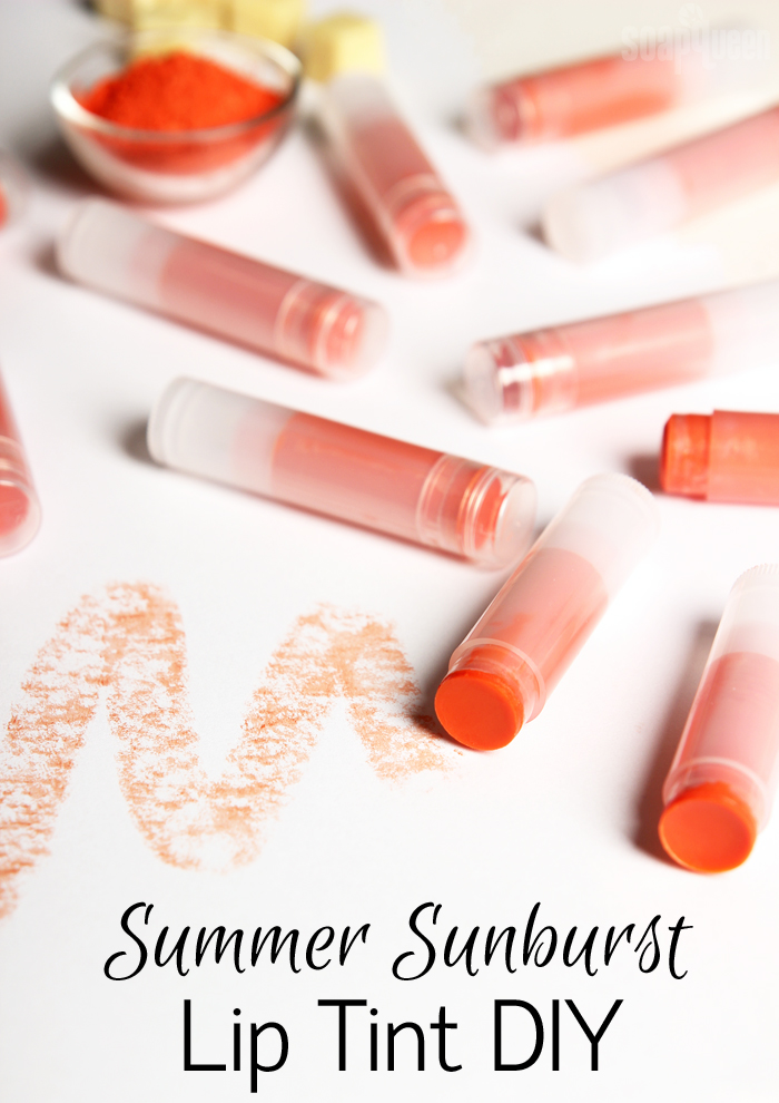 Summer Sunburst Lip Tint Diy Soap Queen - Diy Tinted Lip Balm With Food Coloring