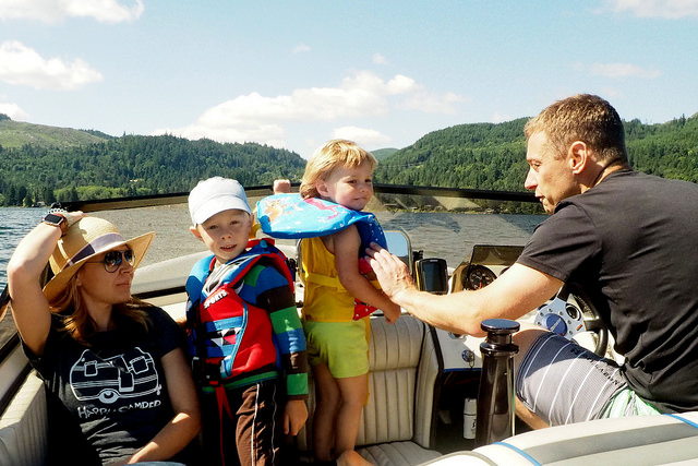 Faiola Family at Lake Samish