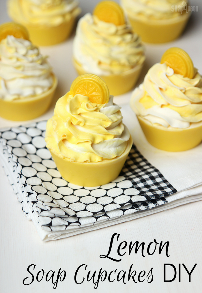 Lemon Soap Cupcakes DIY