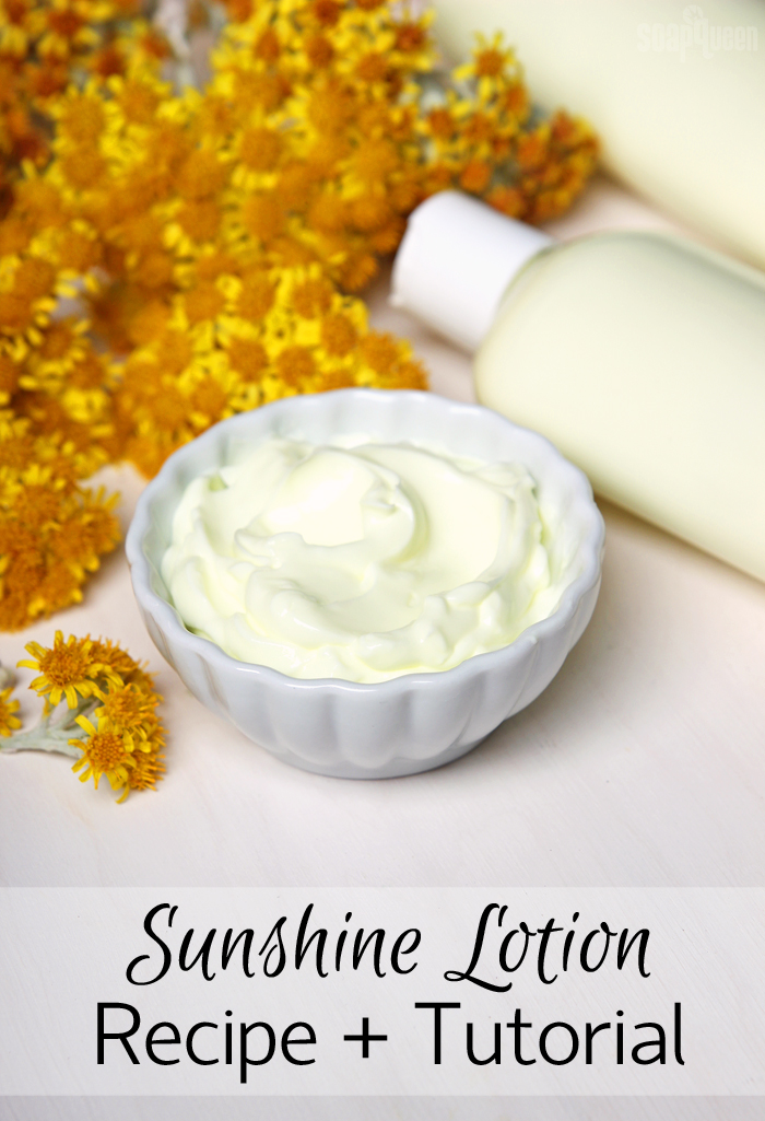 Sunshine Lotion DIY