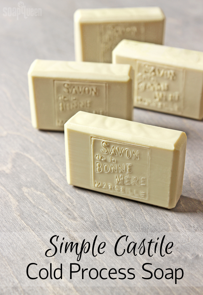 Simple Homemade Cold Process Soap 