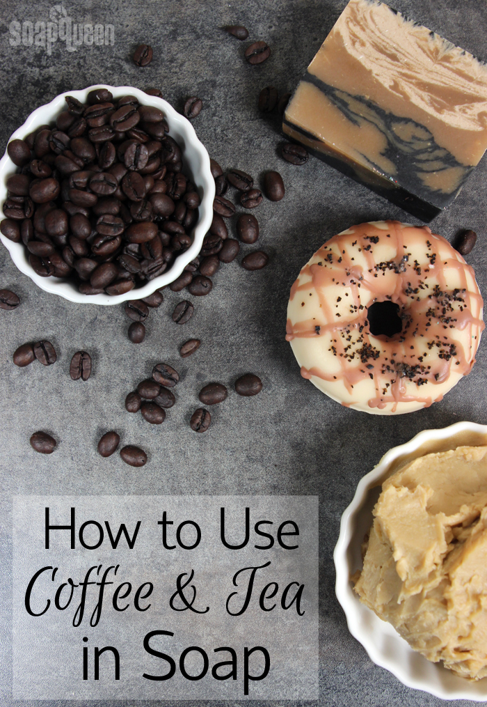 How to Use Coffee and Tea in Soap