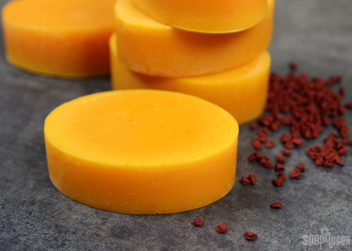 100% Coconut Oil & Annatto Soap Tutorial 