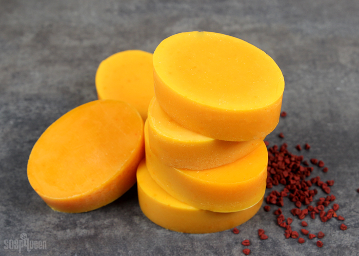 100% Coconut Oil & Annatto Soap Tutorial 