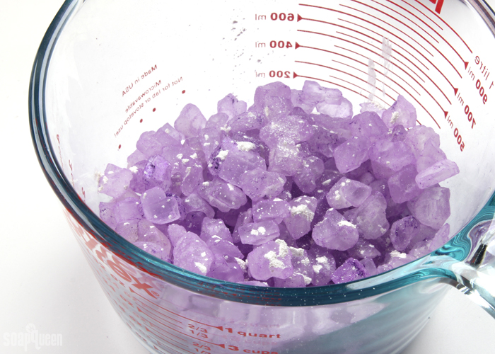 DIY Sparkling Bath Crystals