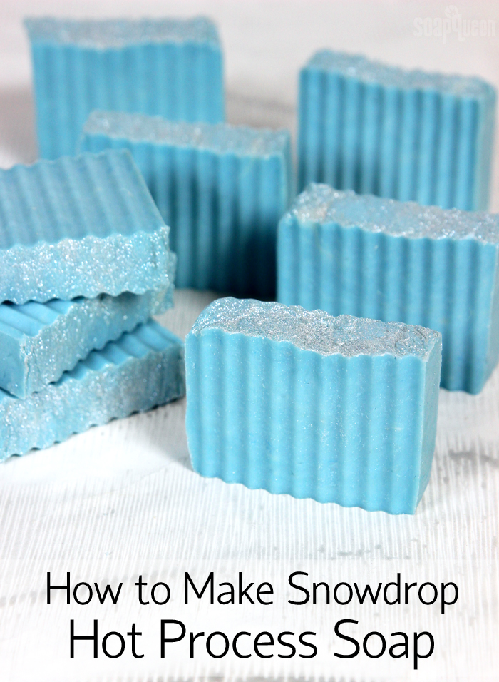 How to Make Snowdrop Hot Process Soap