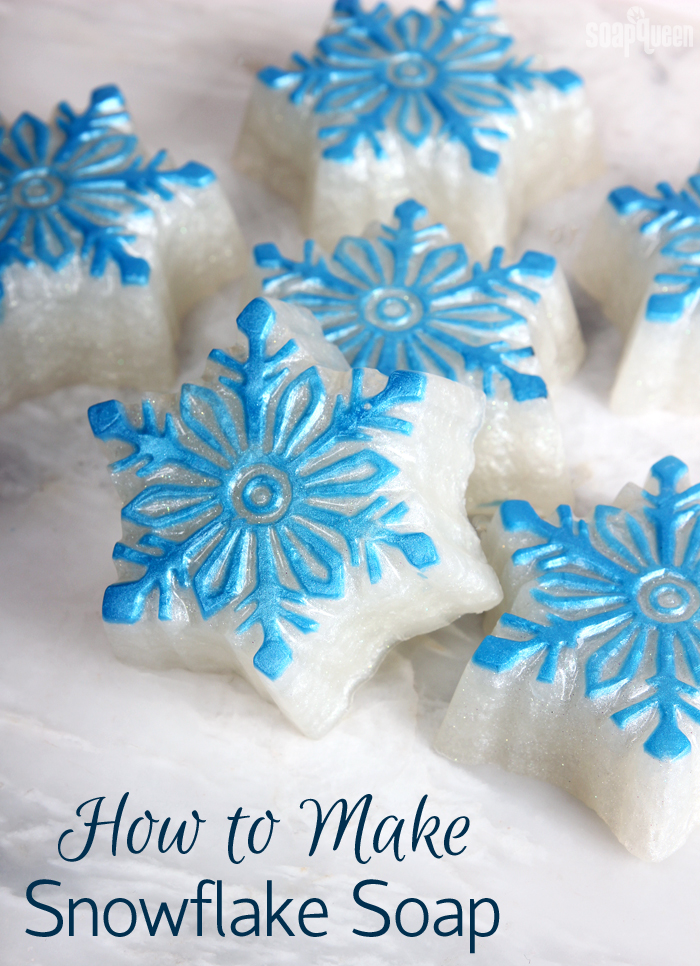 How to Make Snowflake Soap