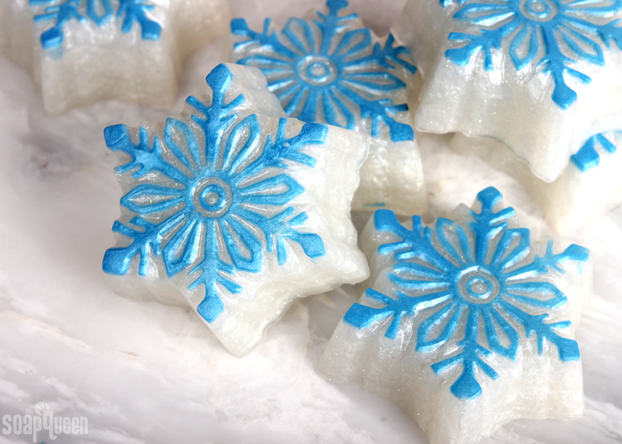 How to Make Snowflake Soap