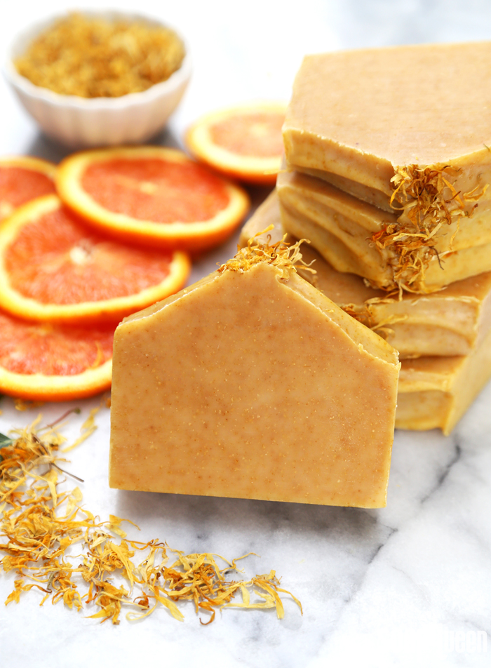 Natural Orange Cold Process Soap Tutorial