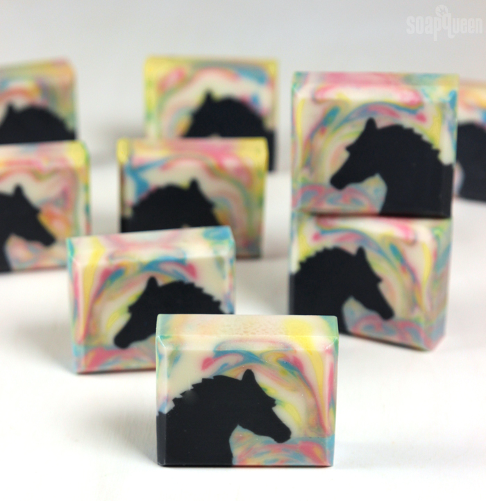 Horse Sculpted Layers Cold Process Soap Tutorial